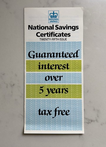 National savings certificates - national,
