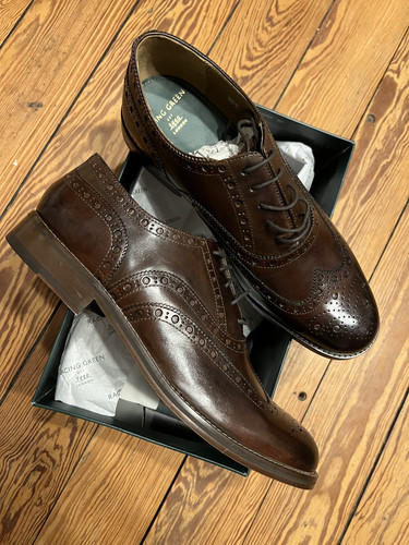 New men brown - brown, leather