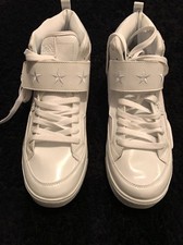bck hrsy Designer Trainers Size 7 Patent Trim Hi Tops