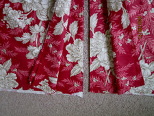 Laura Ashley fabric used 84" length ,width 48"two pieces 2015