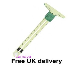 Sliding Gauge Sewing Dressmaking Tool Measuring Hems Buttonholes T Gauge 5 in 1