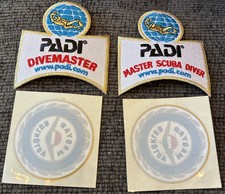 PADI Divemaster 2 Patches & 2