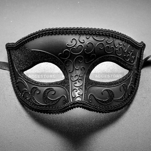 Black luxury half - half, face