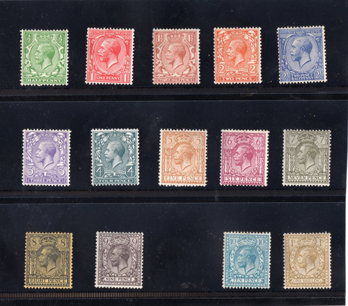 Kgv 1912 1924 set sg - 1912,