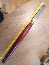 Record POWER SHEFFIELD HSS skew chisel~1 1/4" overall L~23 1/2" handle~15 1/2"