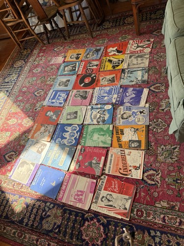 Vintage piano sheet music - piano, lot
