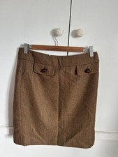 Moloh Brown Tweed Skirt 100%