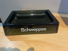 Schweppes Large Black Glass