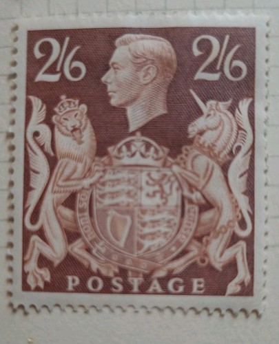 Vintage postage stamp from - , gb