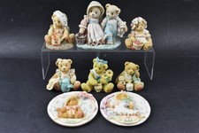 Various Cherished Teddies Ornaments Plates Love & Faith & Teddy Figurines