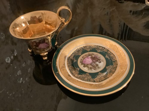 Antique cup saucer - saucer,,