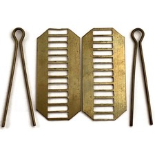 2x Backing Plates & Cotter