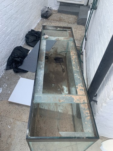 Glass aquarium tank only 550l - glass,