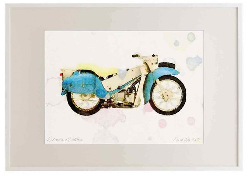 Photo frame velocette - a2,