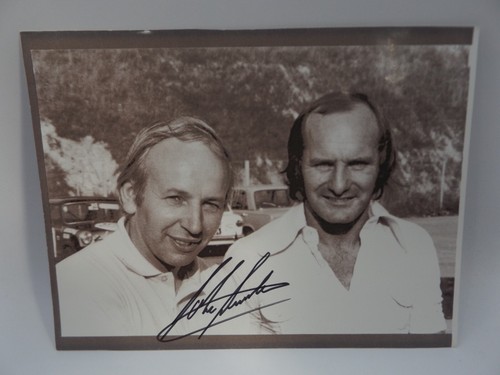 Photo hand signed by - 8", 6"