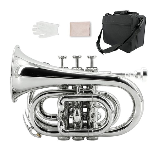 Sliver pocket trumpet brass - sliver,