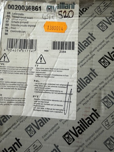 Vaillant 0020036861 printed - vaillant,