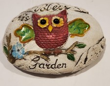 Small owl Garden stone Decor