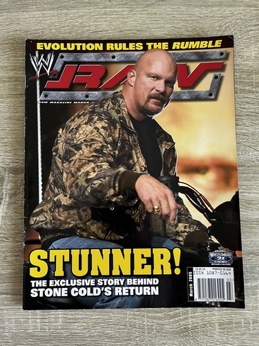 Wwe raw magazine 2005 steve - raw,