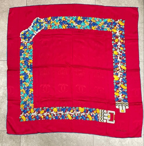 Cartier silk scarf red - cartier,