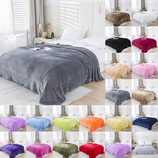 Faux Fur Throw Soft Warm Mink Large Sofa Bed Blanket Single Double King！