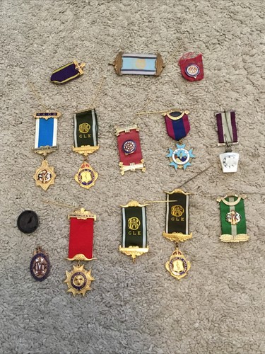 Joblot masonic medals and - of,