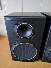 JAMO Compact 500 60W Bookshelf Speakers - Black - Vintage 