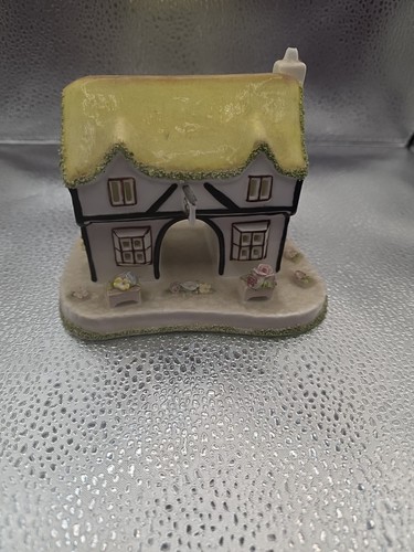 Coalport fine bone - bone, house