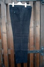 Mens Linea needlecord trousers in black 34 short (29) BNWOT