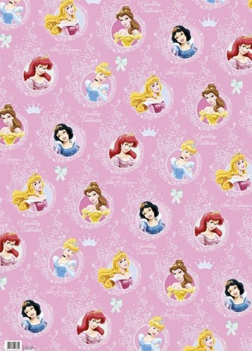 Disney princess wrapping paper - princess,