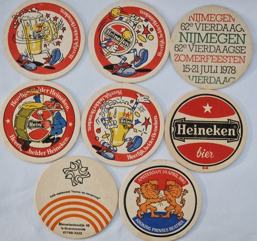Heineken bier beer mats - bier,