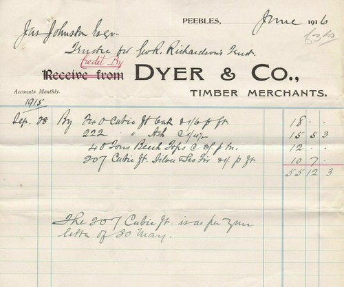 Credit dyer co - credit, peebles