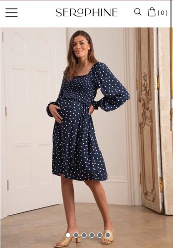 Seraphine dress summer navy - seraphine,