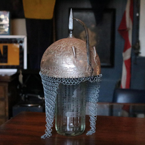 Engraved kulah khud - engraved, helmet