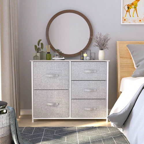 Fabric drawers chest - drawers,