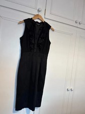 Warehouse black dress with