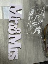 Mr & Mrs Wood Table Sign
