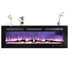 Electric Fireplace With Remote