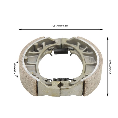 丨105mm rear drum brake - rear,