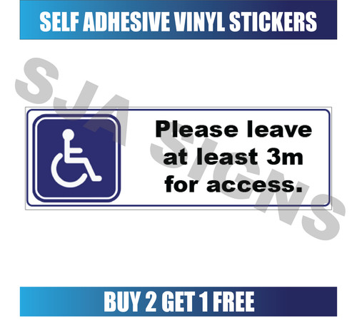 Wheelchair access car - 3m,