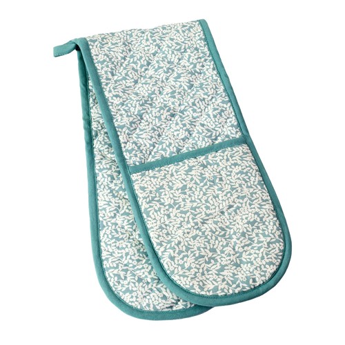 Double oven gloves mitts thick - double,