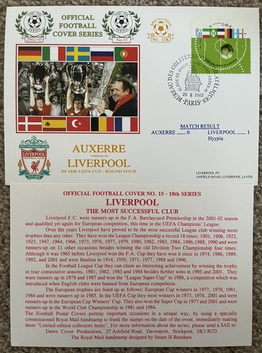 Auxerre liverpool uefa - liverpool, cup