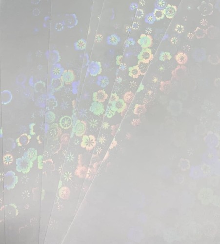 Self adhesive sparkle - sparkle, flowers