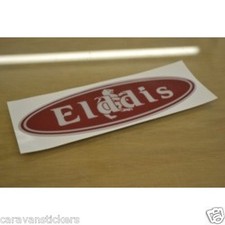 ELDDIS - (RESIN DOMED) - Oval Caravan Badge Sticker Decal Graphic - SINGLE