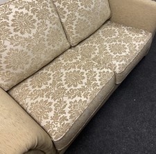 Beige Fabric Floral Pattern 3