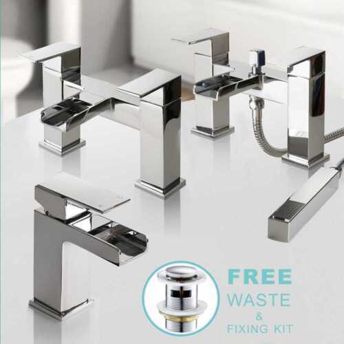 Waterfall bathroom taps - waterfall,