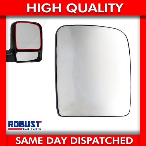Wing mirror glass upper - wing, right