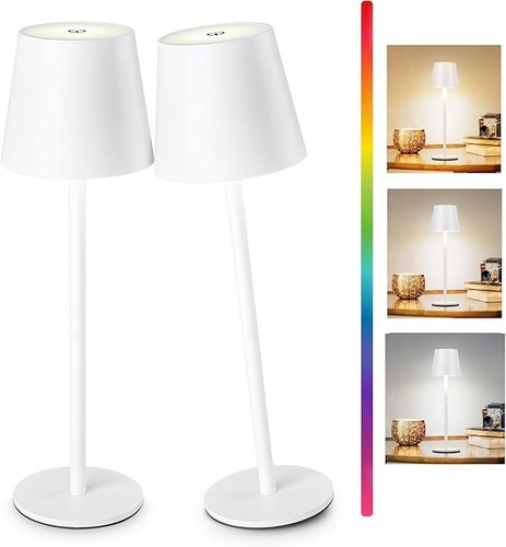 Rechargeable rgb led table - led,