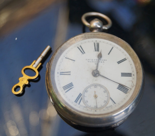 Antique 1893 silver kay co - antique,