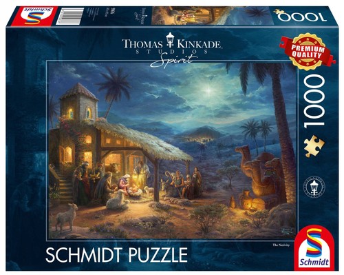 Thomas kinkade birth jesus - kinkade,